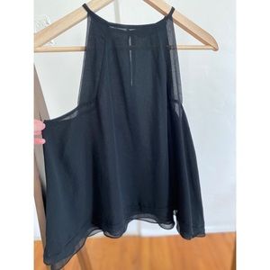 Sheer Black Blouse, Zara